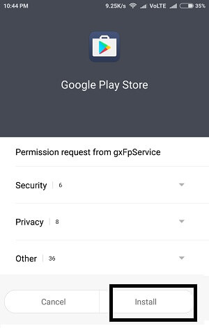 google play store install for ios