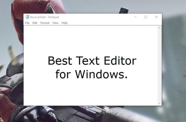 best notepad alternative windows 10
