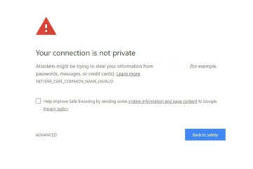 Your connection is not private