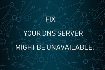 Your DNS server might be unavailable