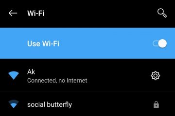 WiFi Connected no Internet Android