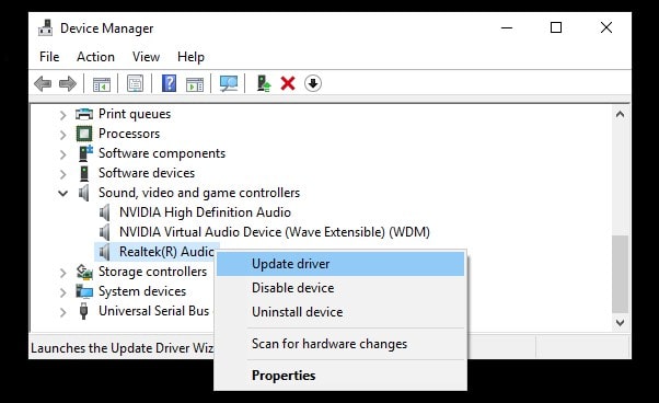 updating audio drivers