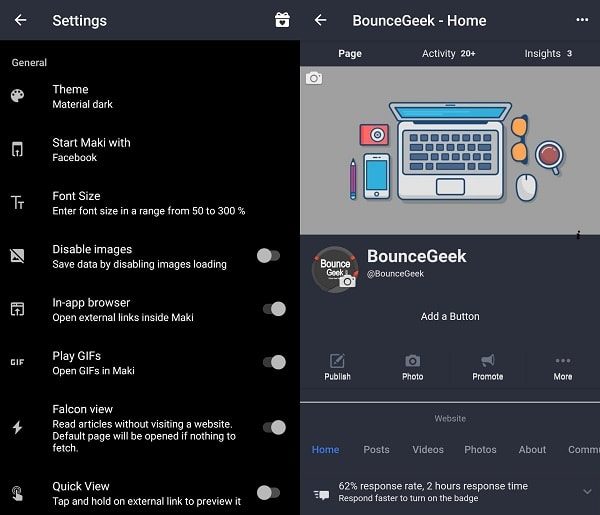 Activate Dark Mode in Facebook, Android and iOS. - BounceGeek