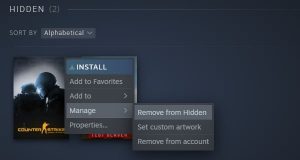 How to find Hidden Games on Steam, Unhide Games - BounceGeek