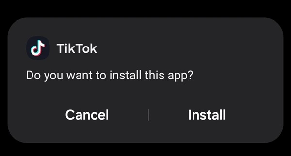 Install TikTok App on Android