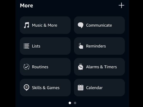 skills & games Alexa app