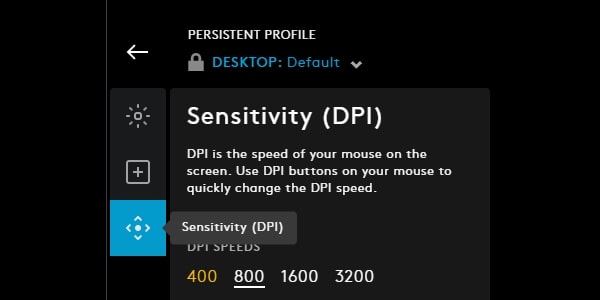 Chnage Mouse Sensitivity DPI