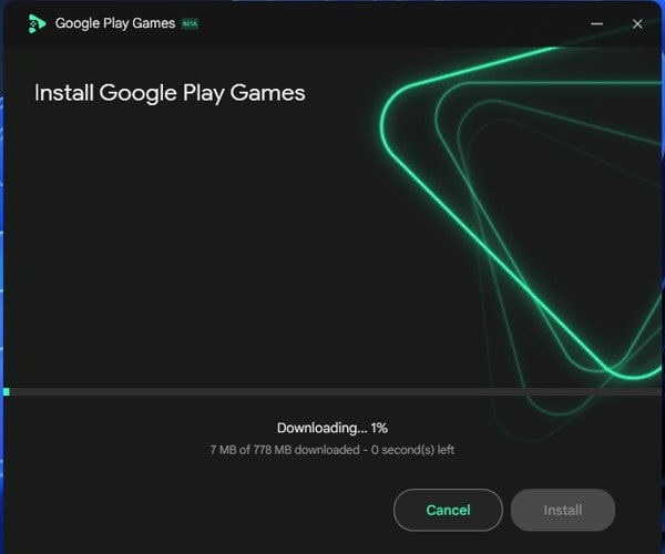 Downloading Google Play Games