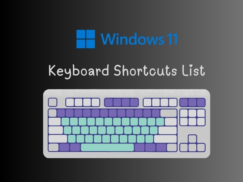 Windows 11 Keyboard Shortcuts List