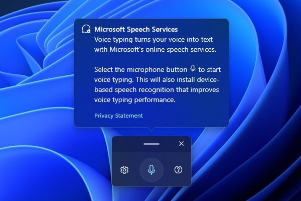 Windows 11 Voice Typing