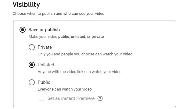 YouTube Video Visibility Make YouTube  Private