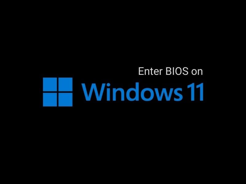 Enter BIOS on Windows 11