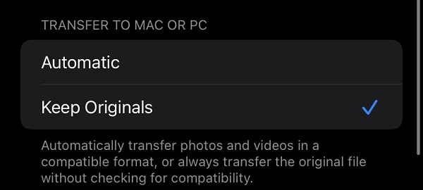 Transfer Images in JPG Format Convert HEIC to JPG