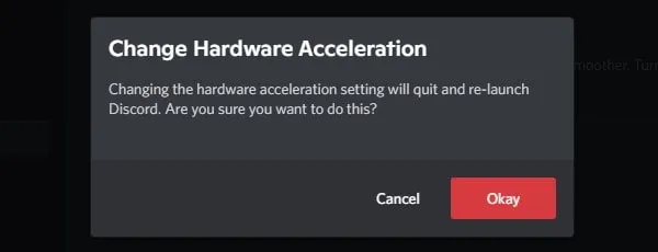 Change Hardware Acceleration to Stream Netflix on Discord