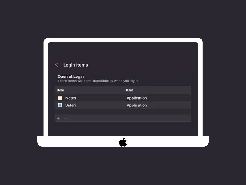 Add or Remove Startup Apps on macOS