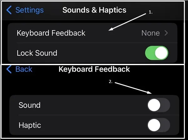 Disable Keyboard Haptics