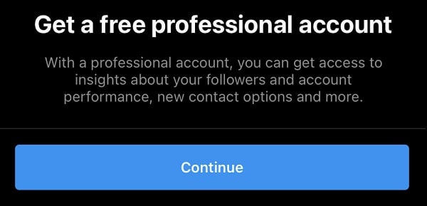 Get a free professional account