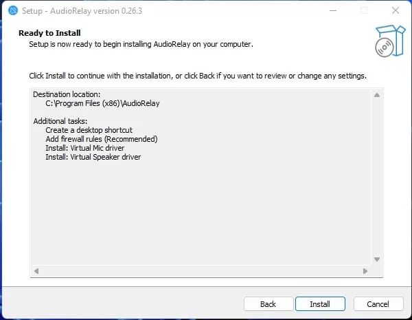 Install-AudioRelay-Server-on-Windows-11-PC