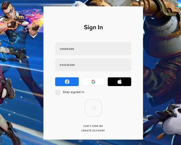 Riot Valorant Account Sign in