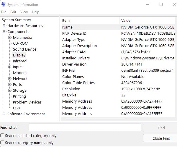 Display-Driver-System-Information-App