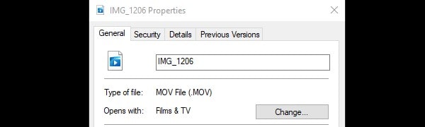 MOV Video File Play MOV Files on Windows 10