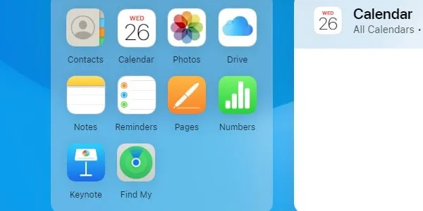 Open Notes App on iCloud