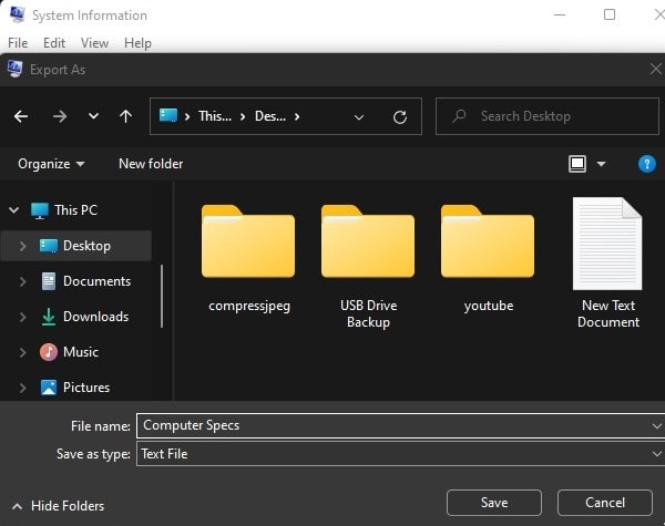 Save-Computer-Specification-in-text-file-Windows-11