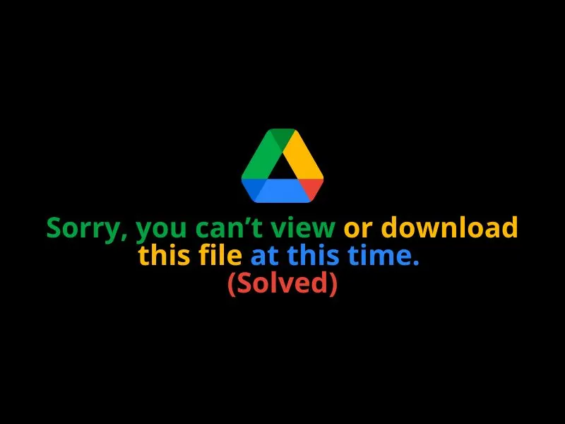 Sorry you can’t view or download this file at this time