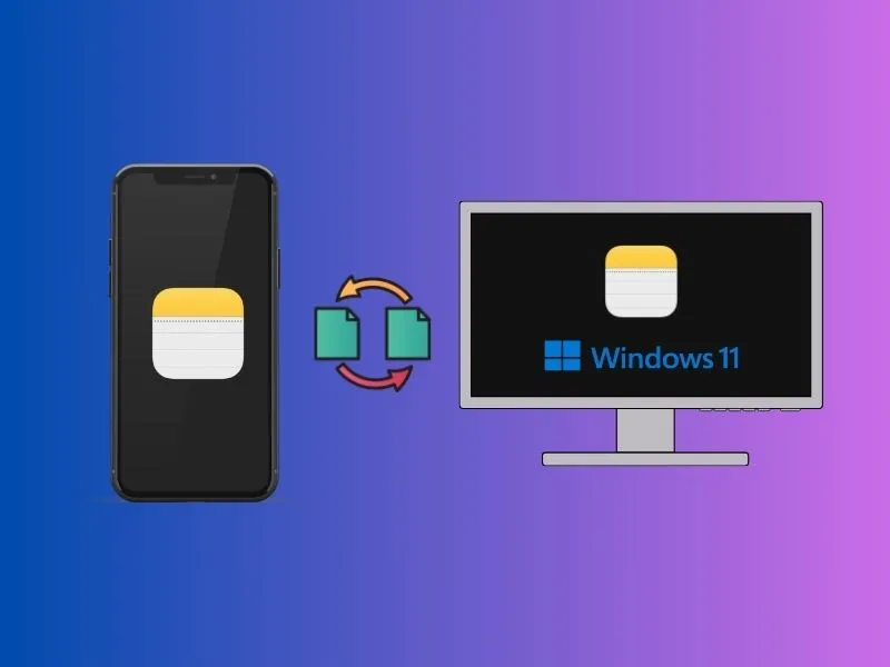 Transfer iPhone Notes to Windows