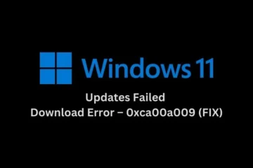 Windows 11 Updates Failed Download Error