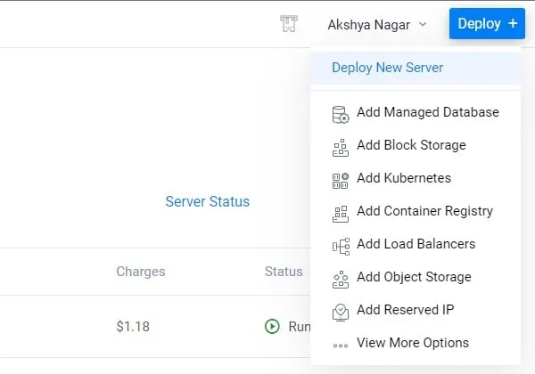 Deploy New Server on Vultr