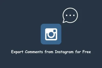 Export Comments from Instagram for Free