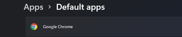 Google Chrome Default Windows 11 App