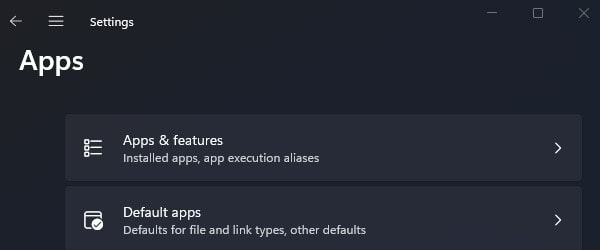 Windows 11 Default Apps