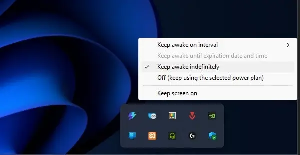 Keep Awake Indefinitely