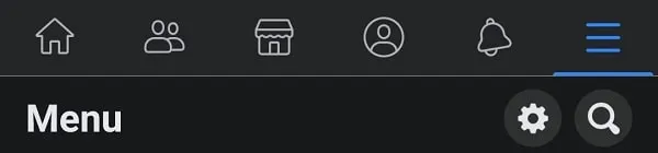 Open Settings in Facebook App