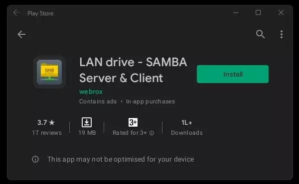 LAN drive SAMBA Server Client