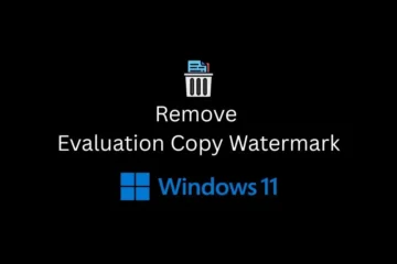 Remove Evaluation Copy Watermark