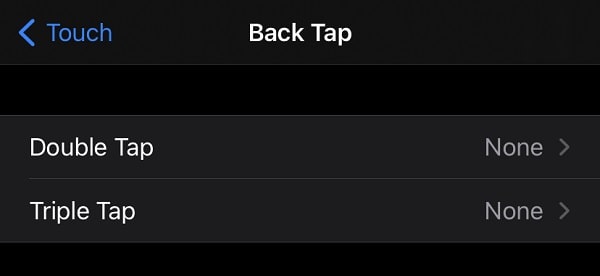 Select Action for Double Tap