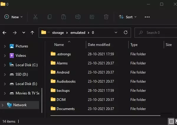 WSA Files Location transfer files to Windows subsystem for Android