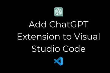 Add ChatGPT Extension to Visual Studio Code