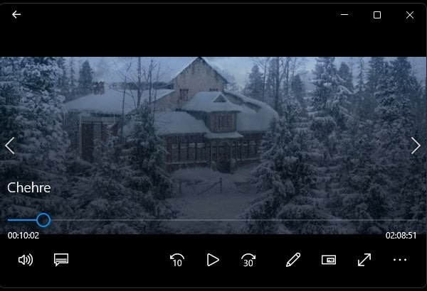 Films TV App Windows 11 Video Player