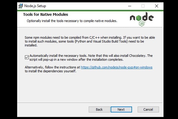 Node JS Setup Run Android Apps in Chrome
