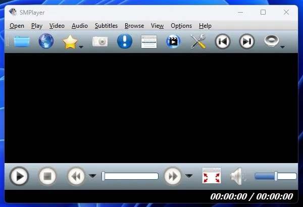 SMPlayer Media Player for Windows 11