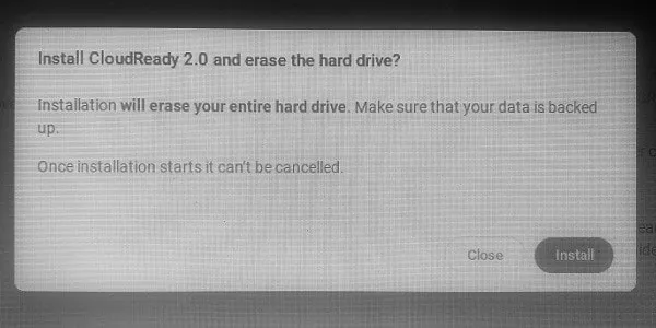 Install Google Chrome OS Flex on Old Laptop and Erase Hard Disk
